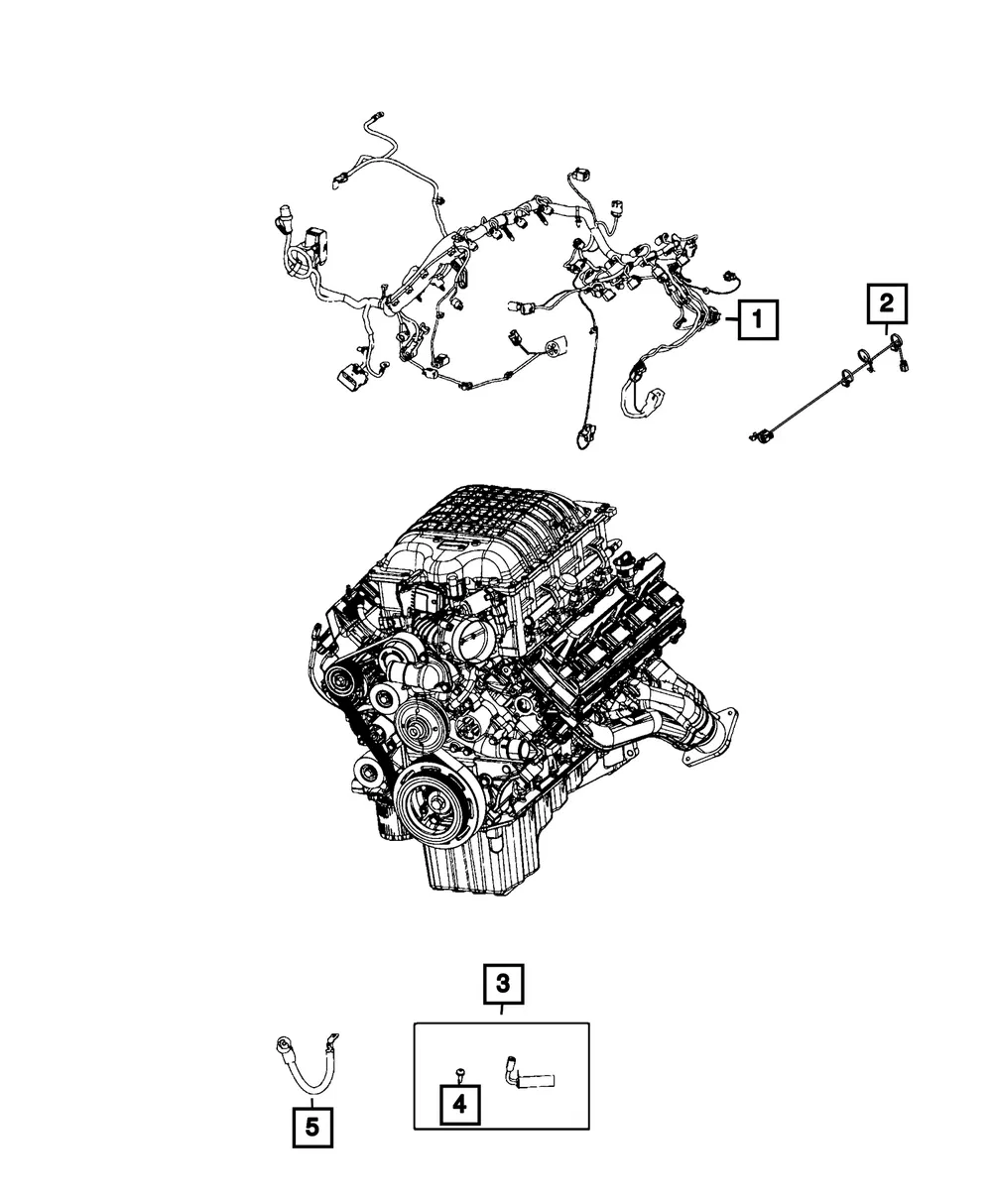 Engine Wiring - Mopar (68622444AA)