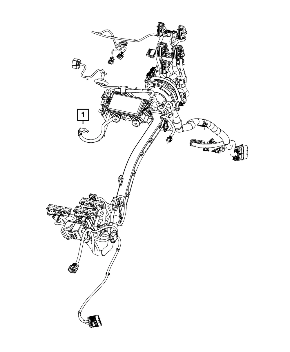 Dash Left Wiring - Mopar (68623237AA)