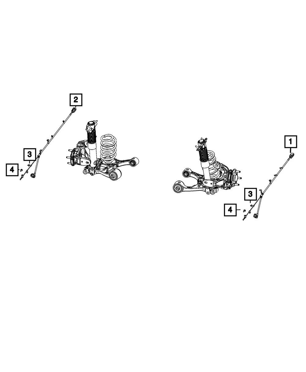 Wheel Speed Sensor - Mopar (68623315AF)