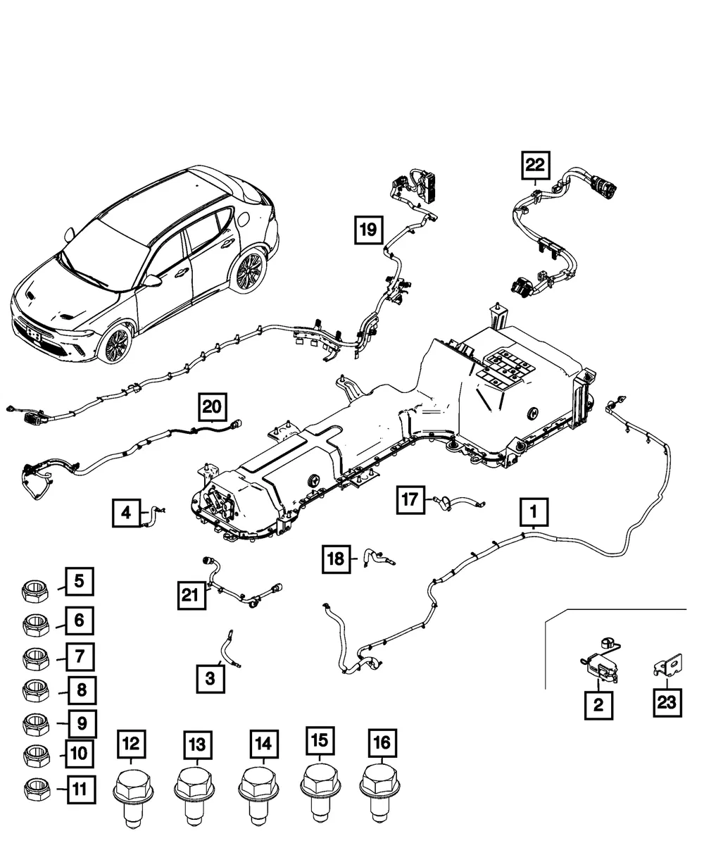 Ground Jumper Wiring - Mopar (68623649AA)
