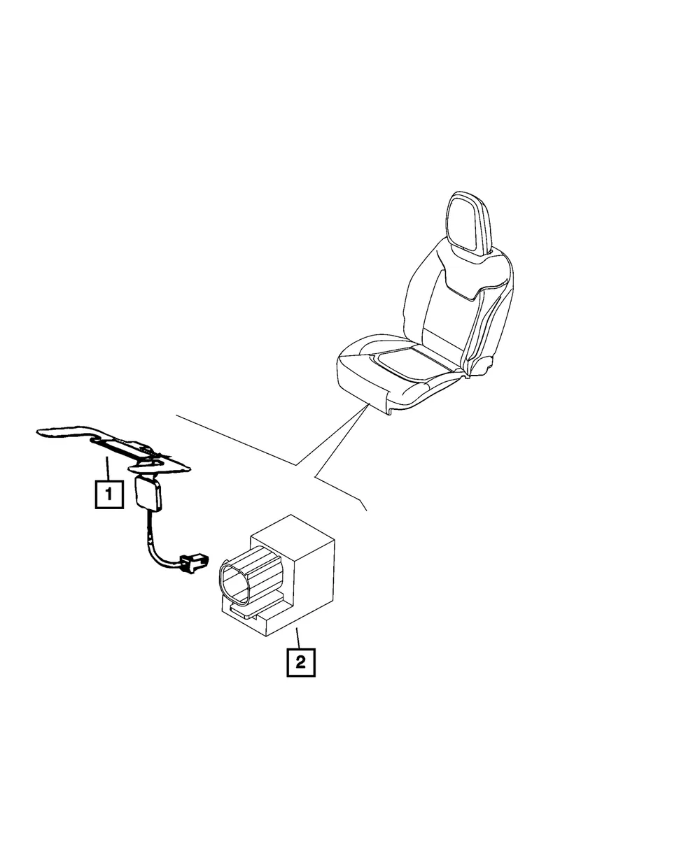 Occupant Detection Sensor - Mopar (68624306AA)