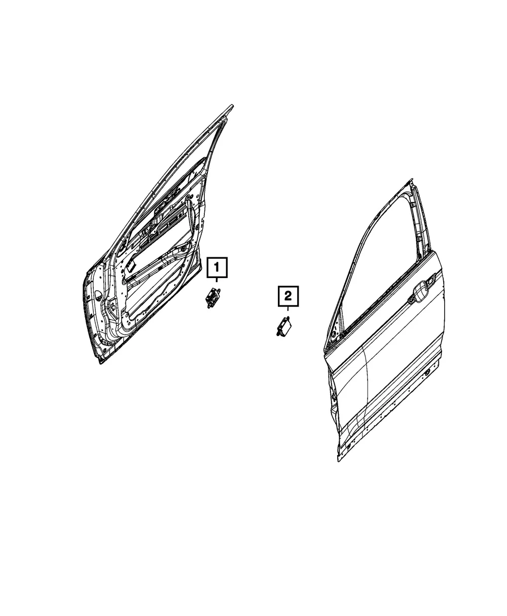 Door Module - Mopar (68624587AF)