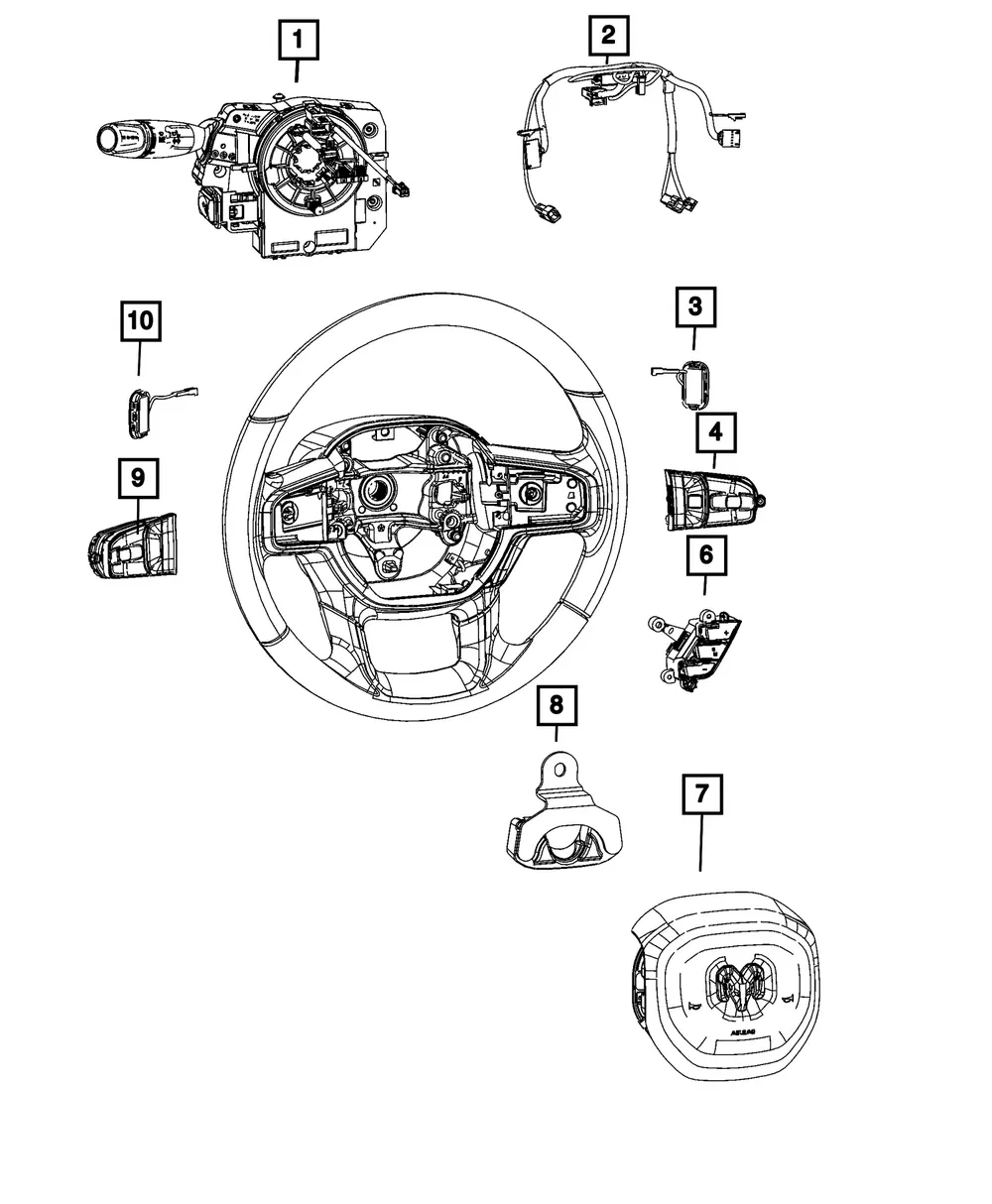 Electronic Range Select Switch - Mopar (68625142AA)