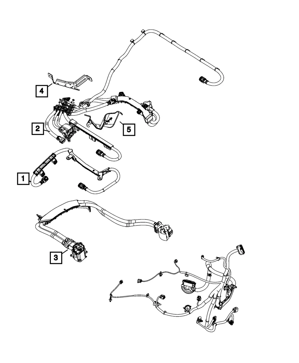 Wiring Protector Cover - Mopar (68627615AB)