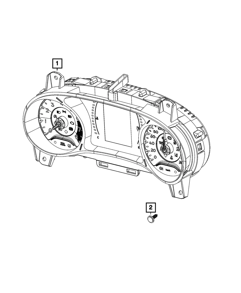 Instrument Panel Cluster - Mopar (68628708AC)
