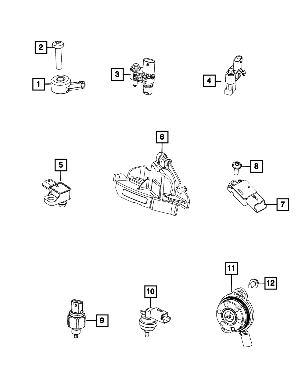 Oil Pressure Sensor - Mopar (68629640AA)