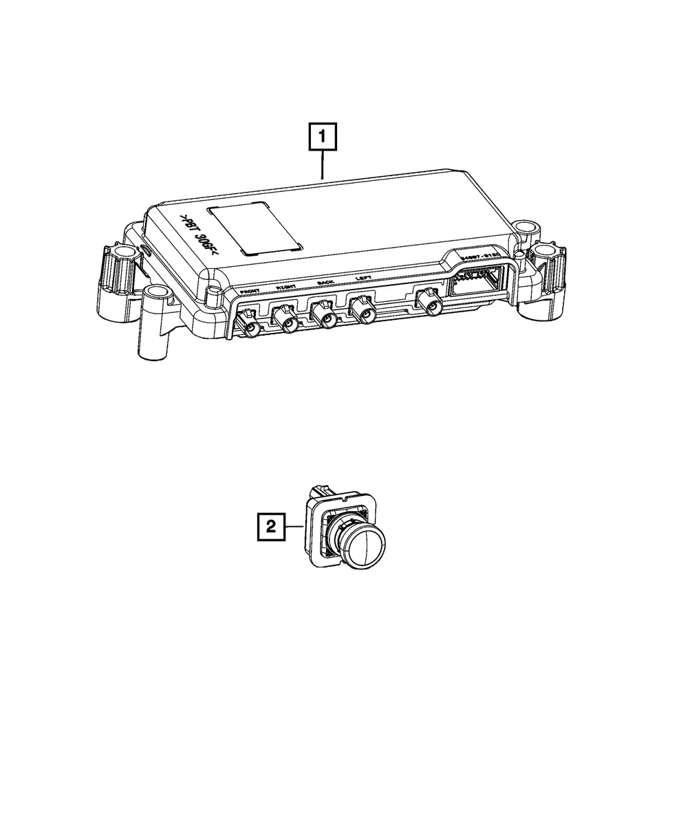 Camera Processor Module - Mopar (68631270AC)