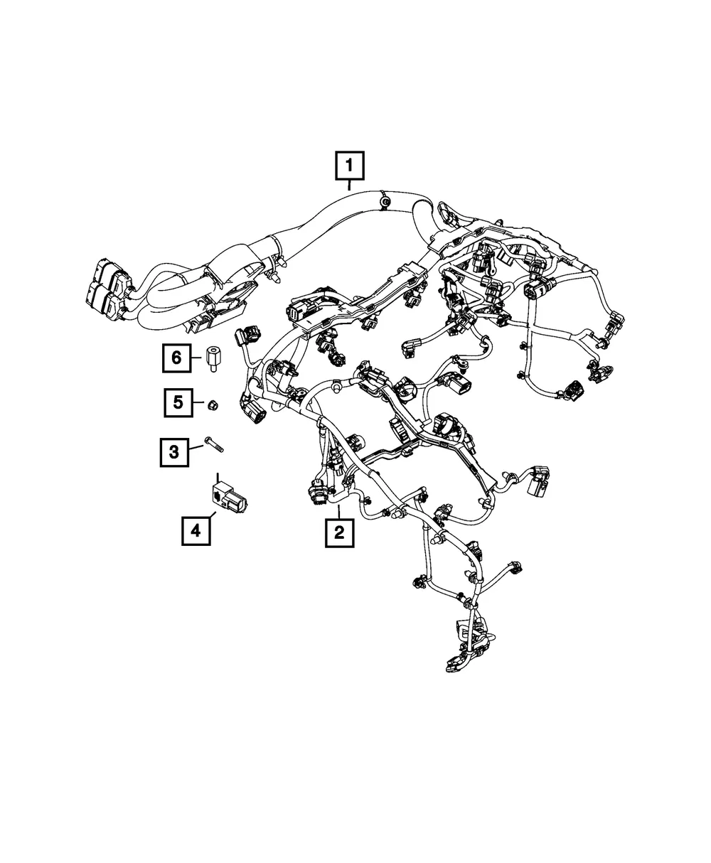 Engine Wiring - Mopar (68632358AC)
