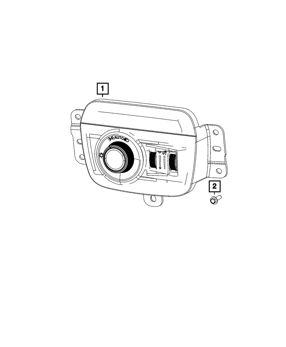 Headlamp Switch - Mopar (68632907AA)