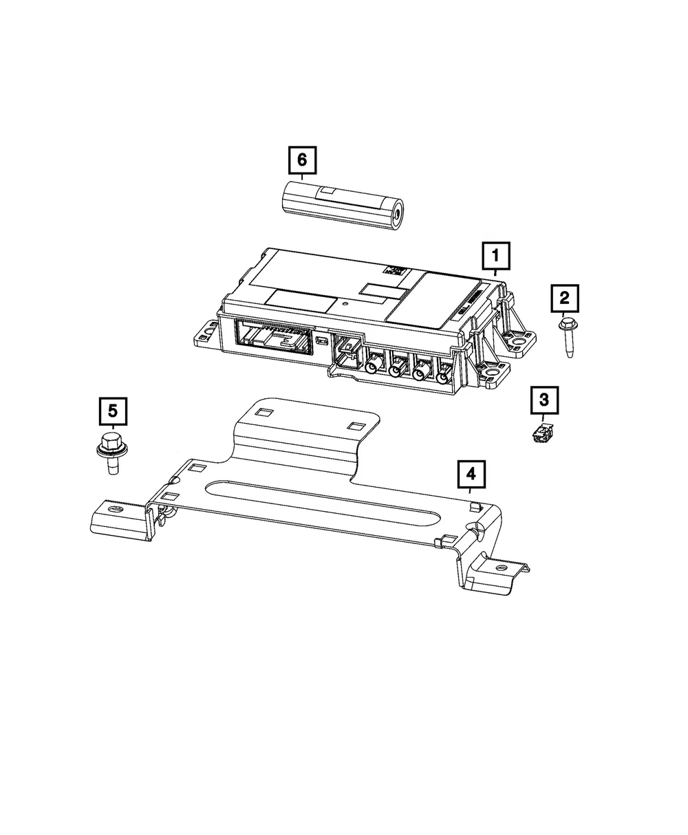 Telematics Module - Mopar (68634363AF)