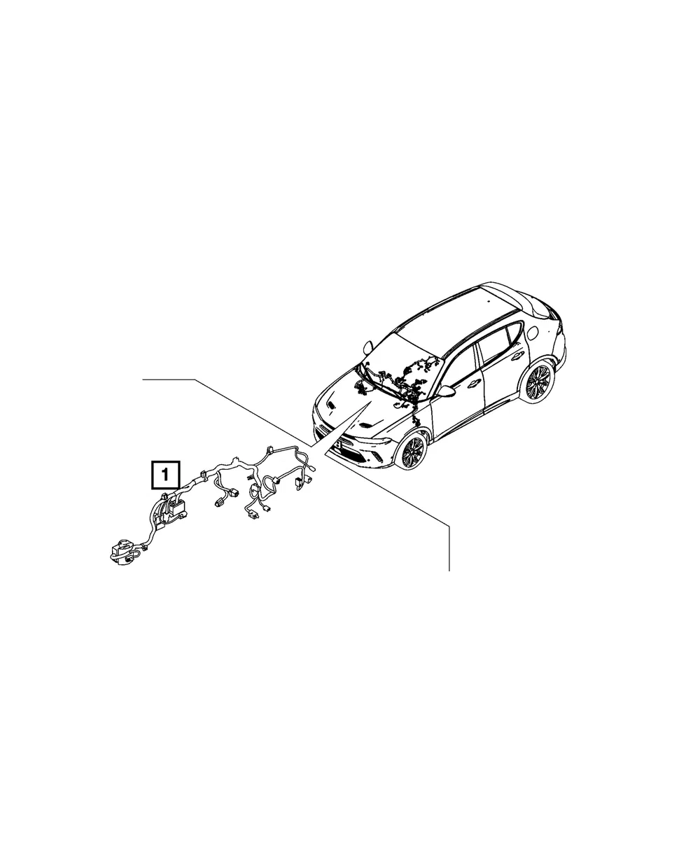 Console Wiring - Mopar (68637544AA)