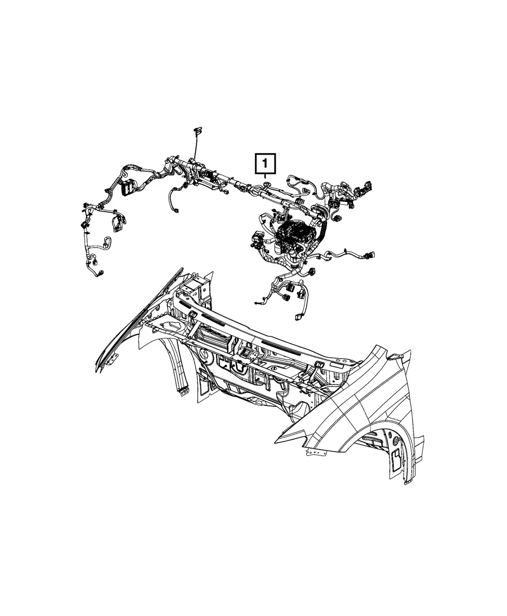 Dash Wiring - Mopar (68637914AA)