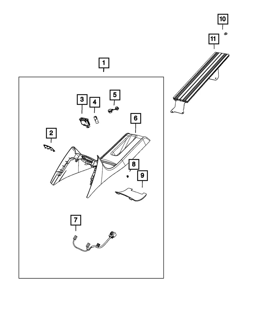 Console Wiring - Mopar (68638391AA)