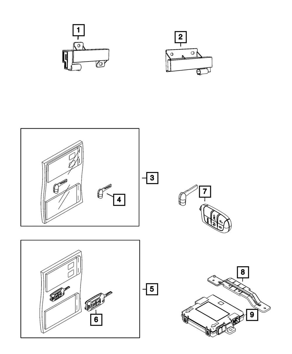 Wireless Ignition Node Receiver - Mopar (68638466AA)