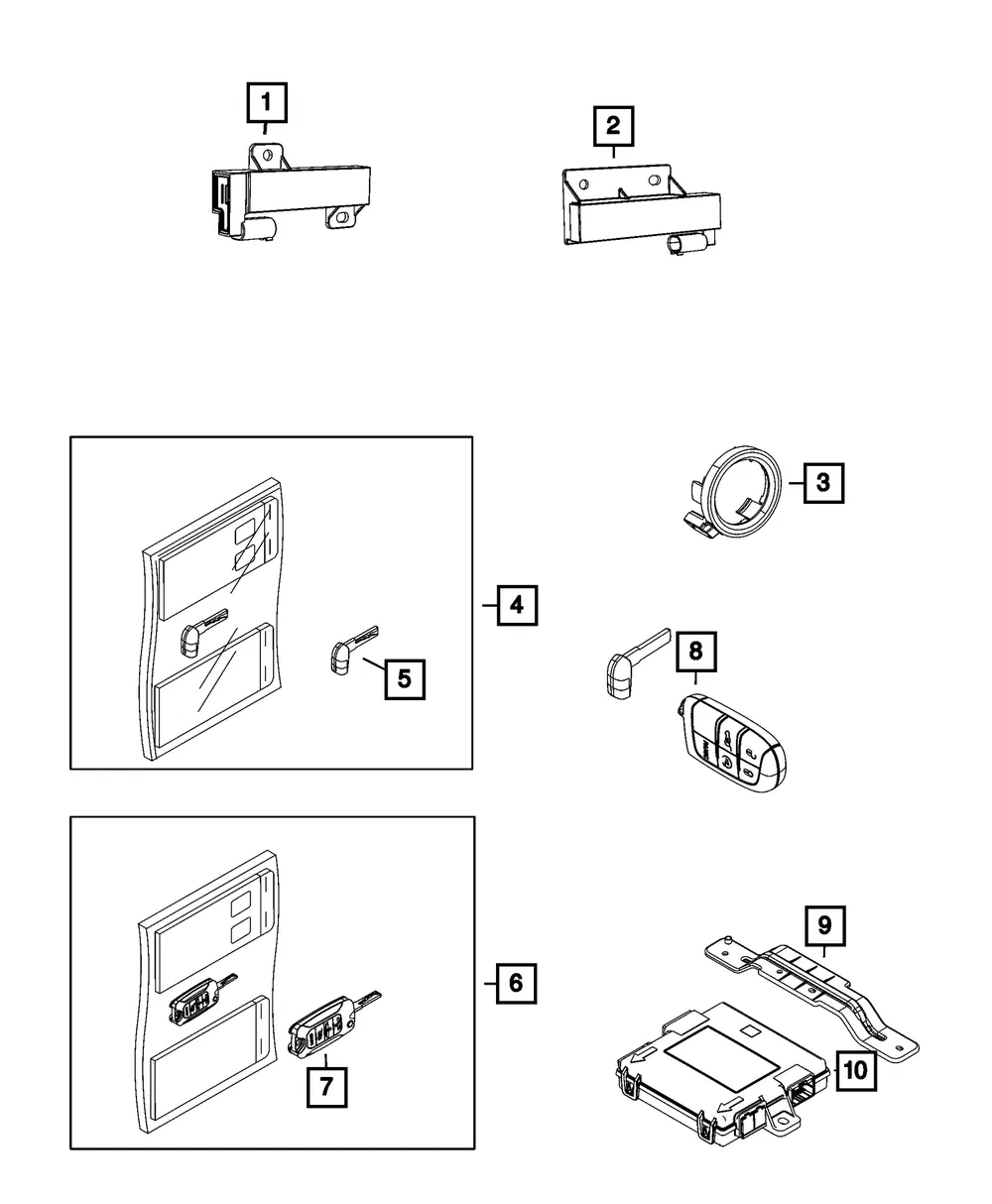 Wireless Ignition Node Receiver - Mopar (68638489AA)