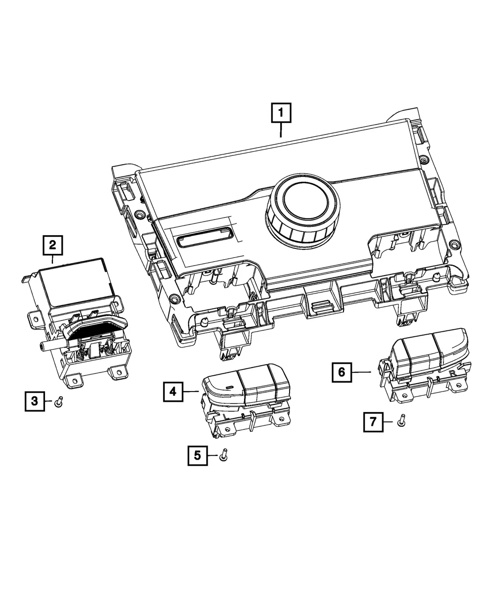 Terrain Select Switch - Mopar (68638543AB)