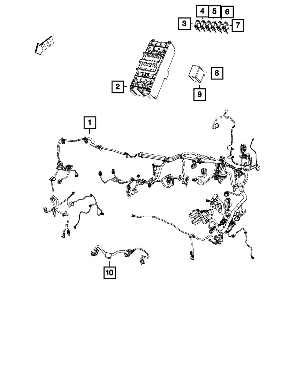 A/C Relay - Mopar (68643279AA)