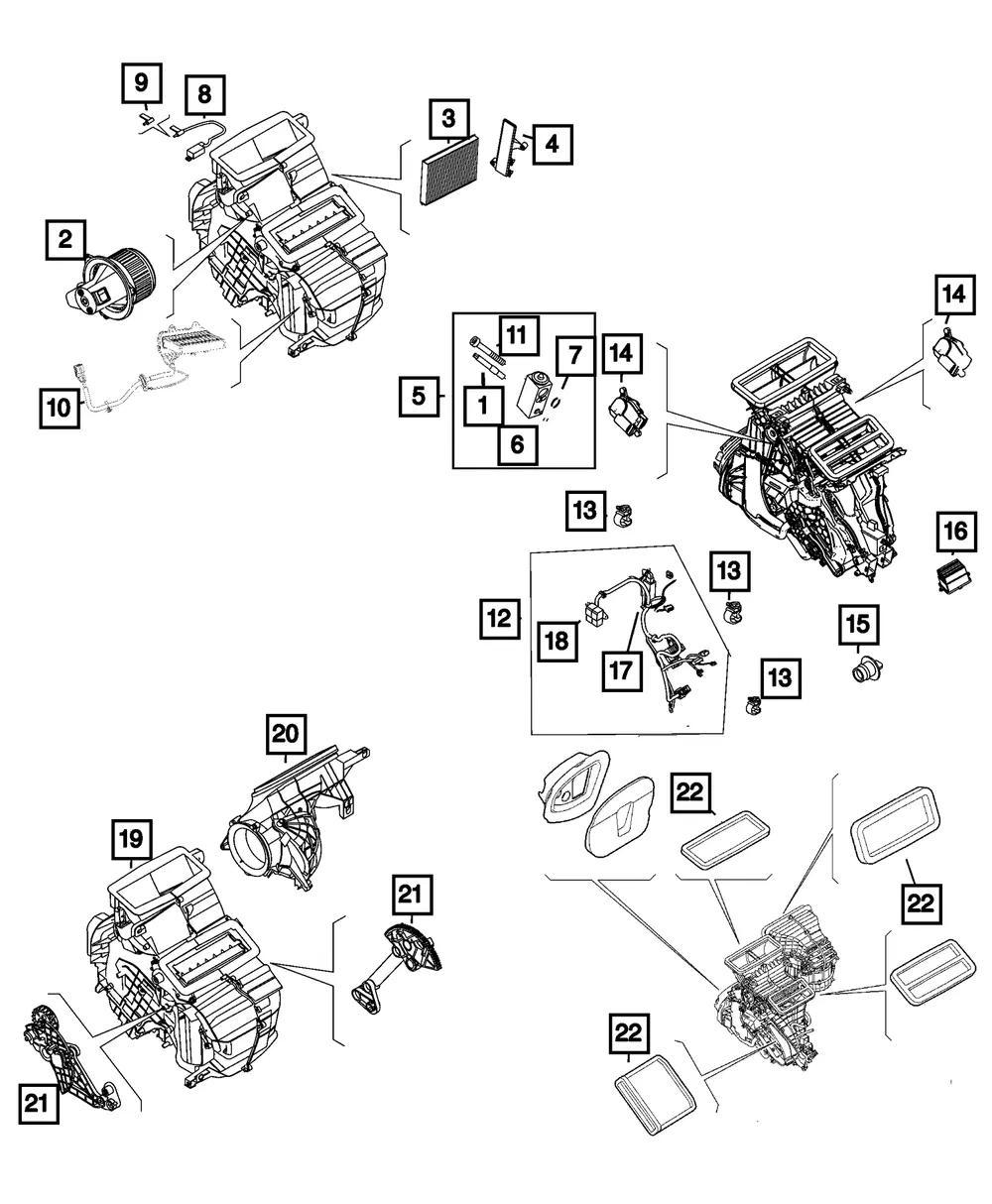 Sensor Clip - Mopar (68654878AA)
