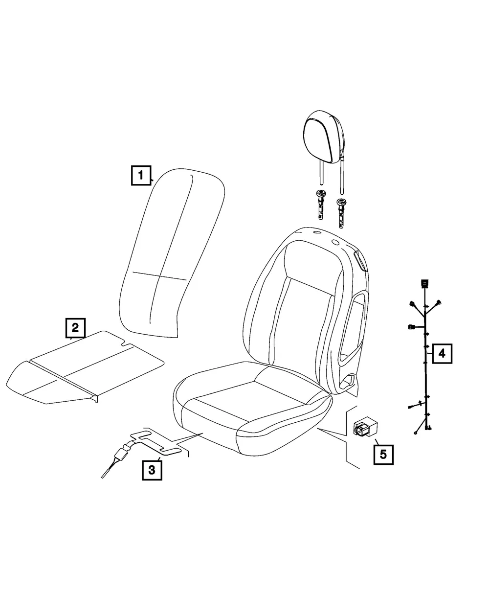 Occupant Detection Sensor - Mopar (68656510AA)