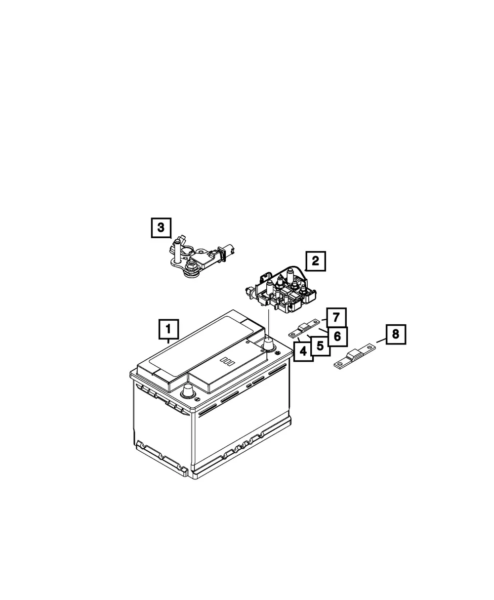 Battery Sensor - Mopar (68656674AA)