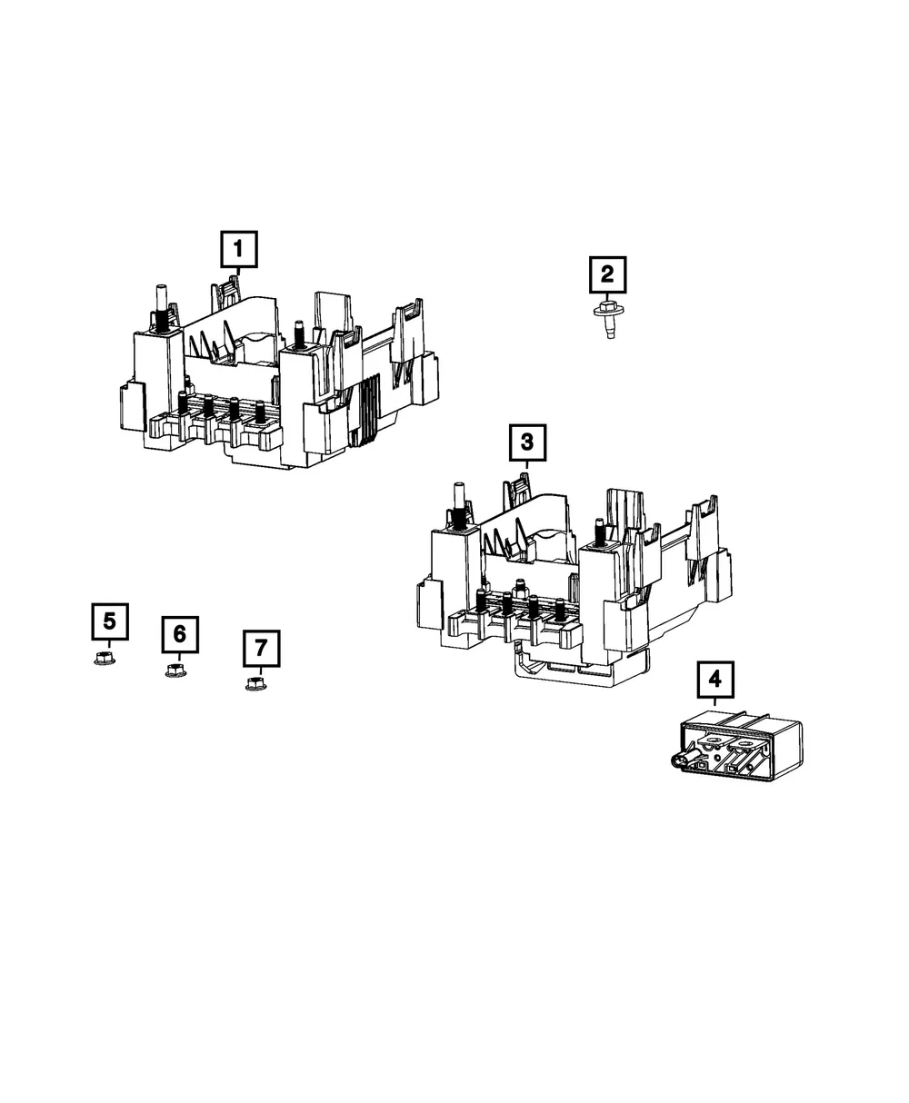Power Module Bracket - Mopar (68657698AA)