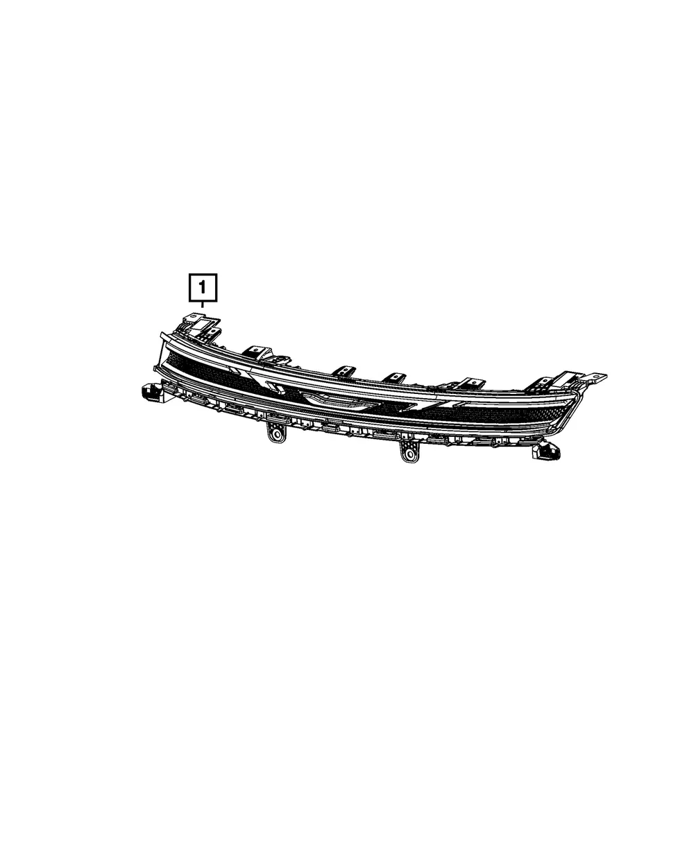 Grille Illuminated Lamp - Mopar (68663048AF)