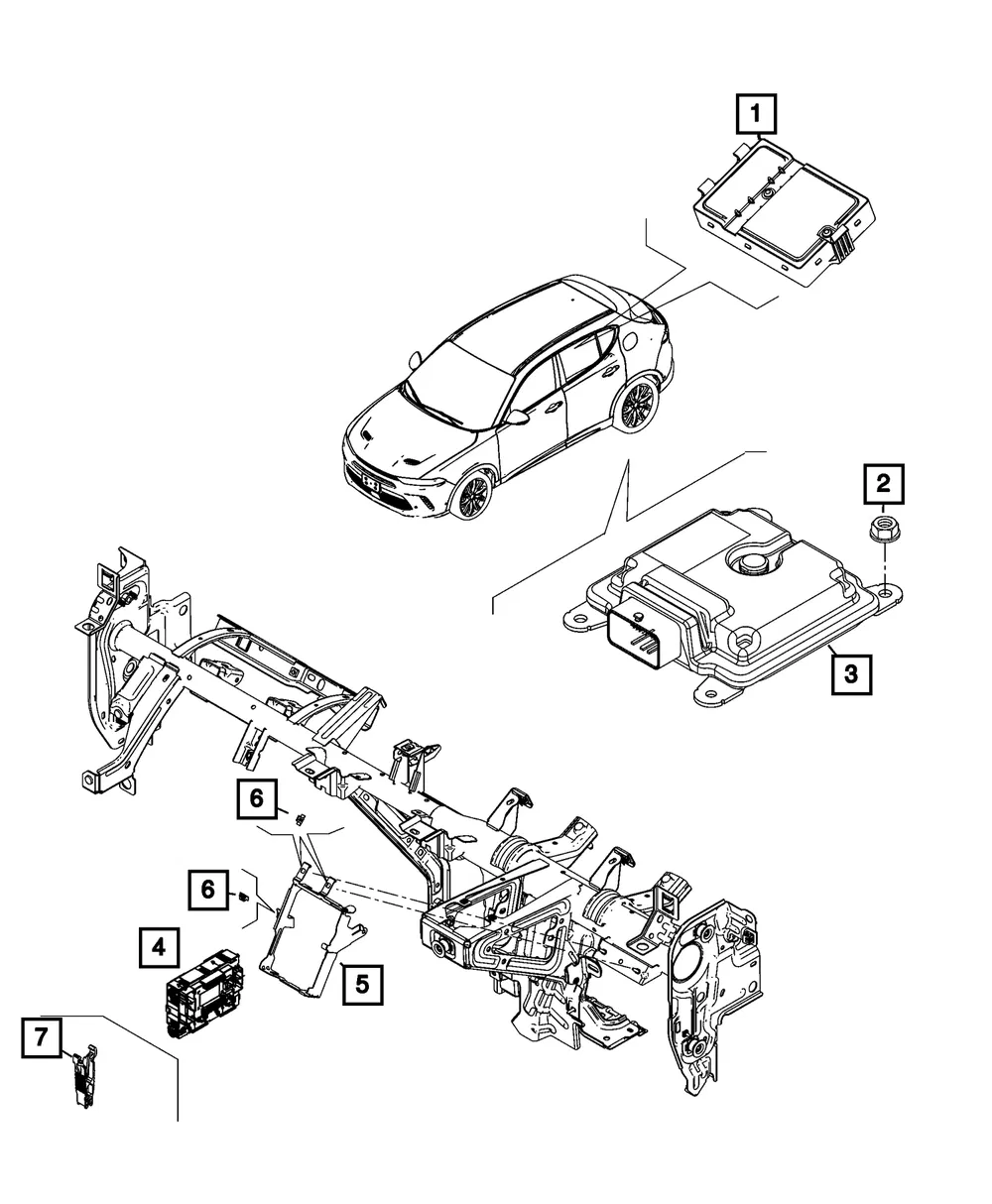 Body Controller Module - Mopar (68663318AA)