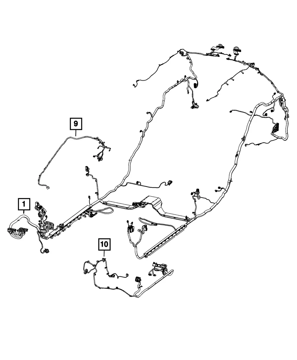 Body Wiring - Mopar (68663590AA)
