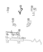 Oxygen Sensor Bracket - Mopar (68667802AA)