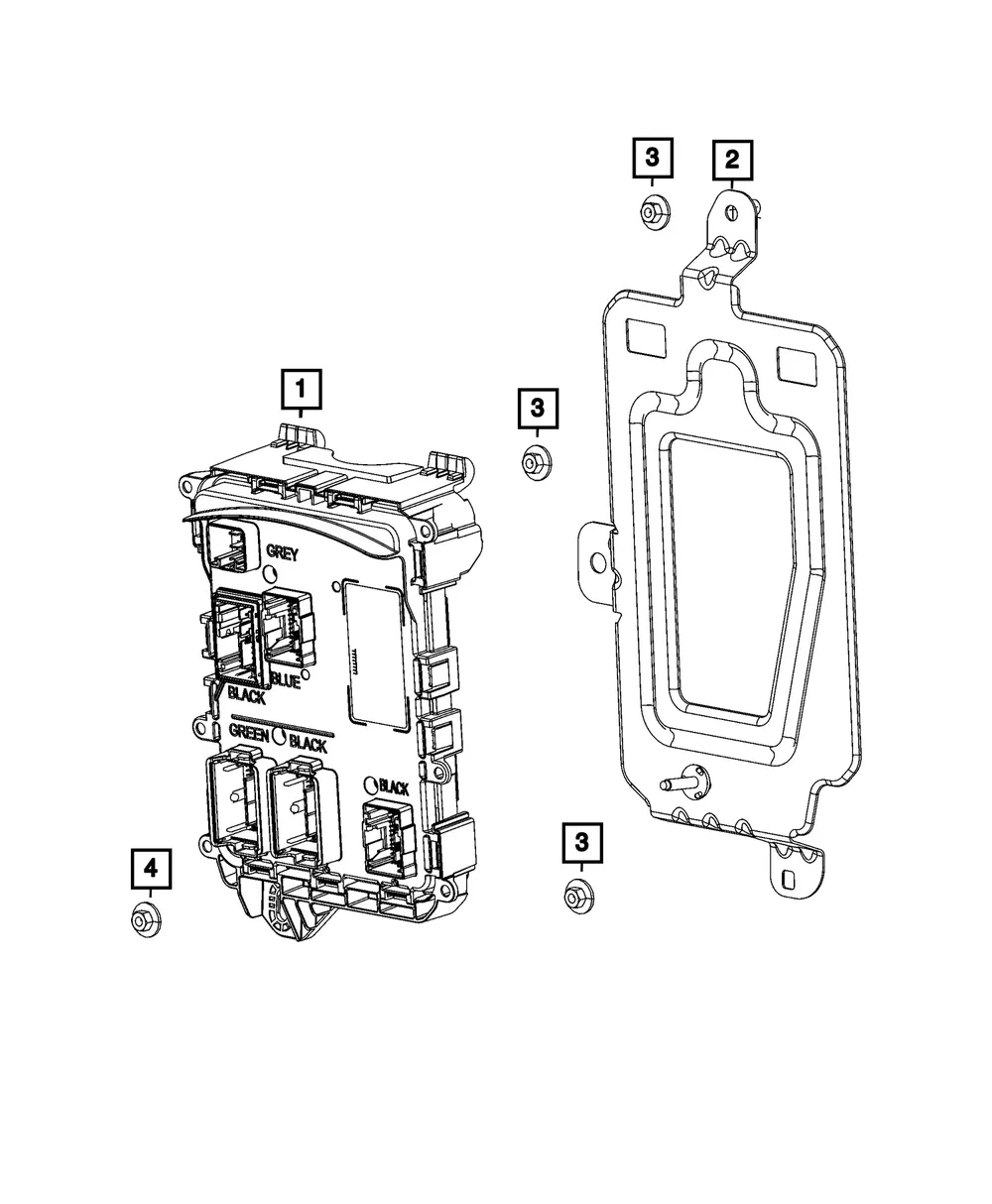 Body Controller Module - Mopar (68668408AA)