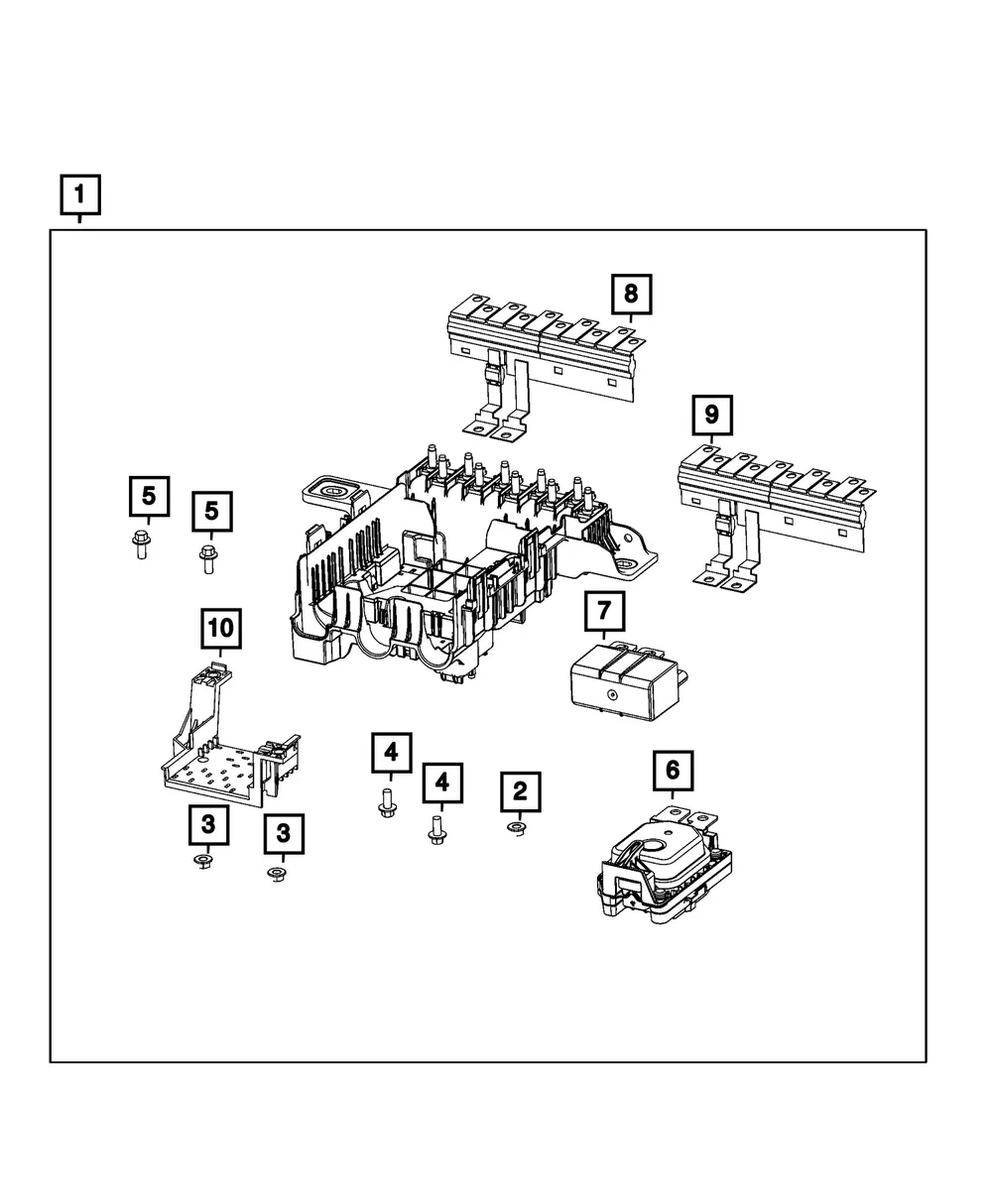 High Current Fuse Array - Mopar (68668632AA)