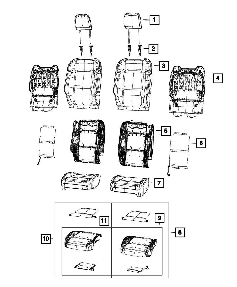 Occupant Classification Module Kit - Mopar (68669622AA)