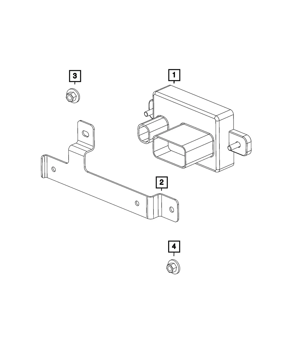 Module Bracket - Mopar (68670616AB)