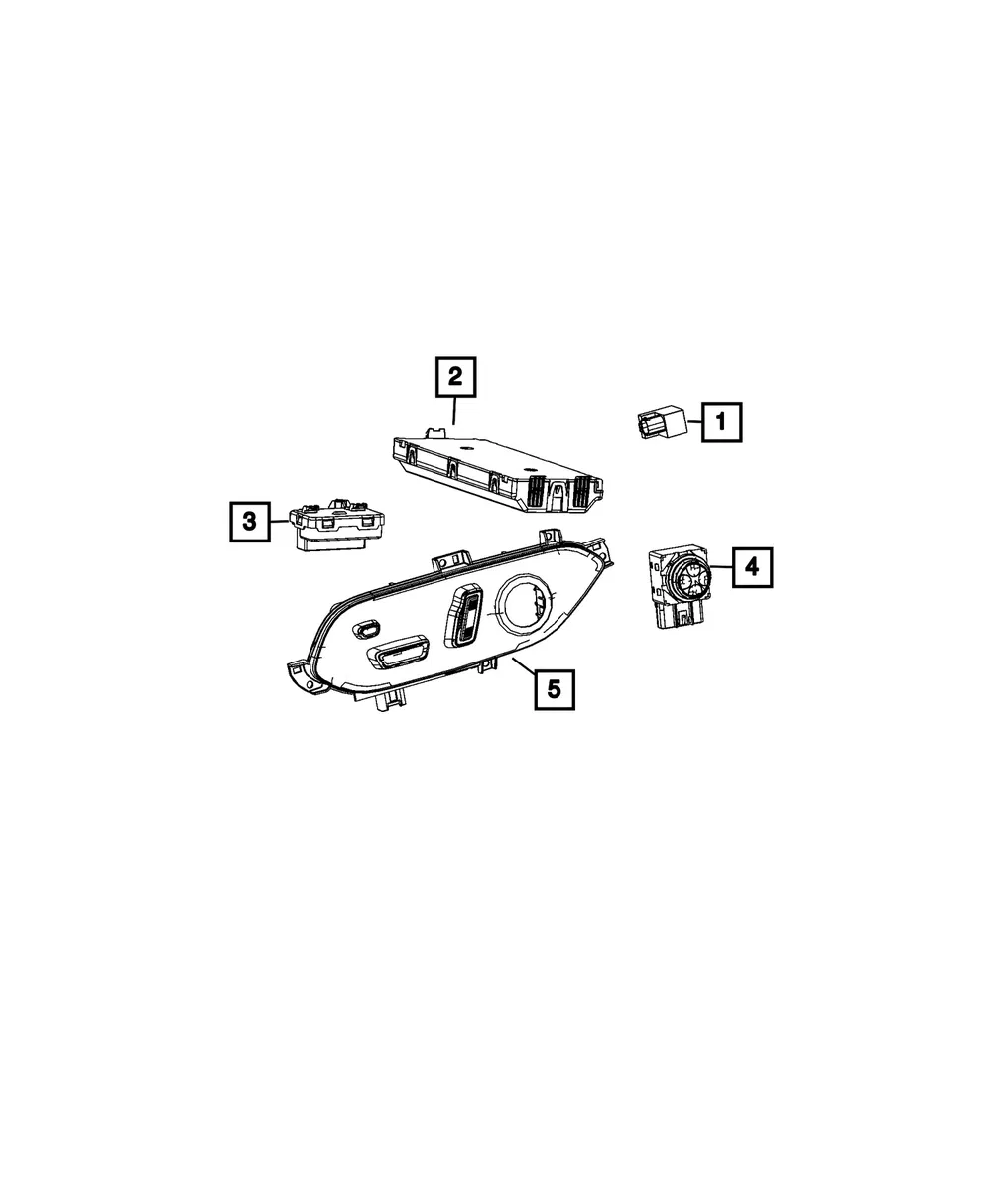 Seat Memory Module - Mopar (68673723AB)