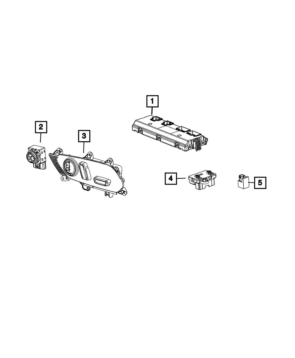 Seat Memory Module - Mopar (68673973AC)