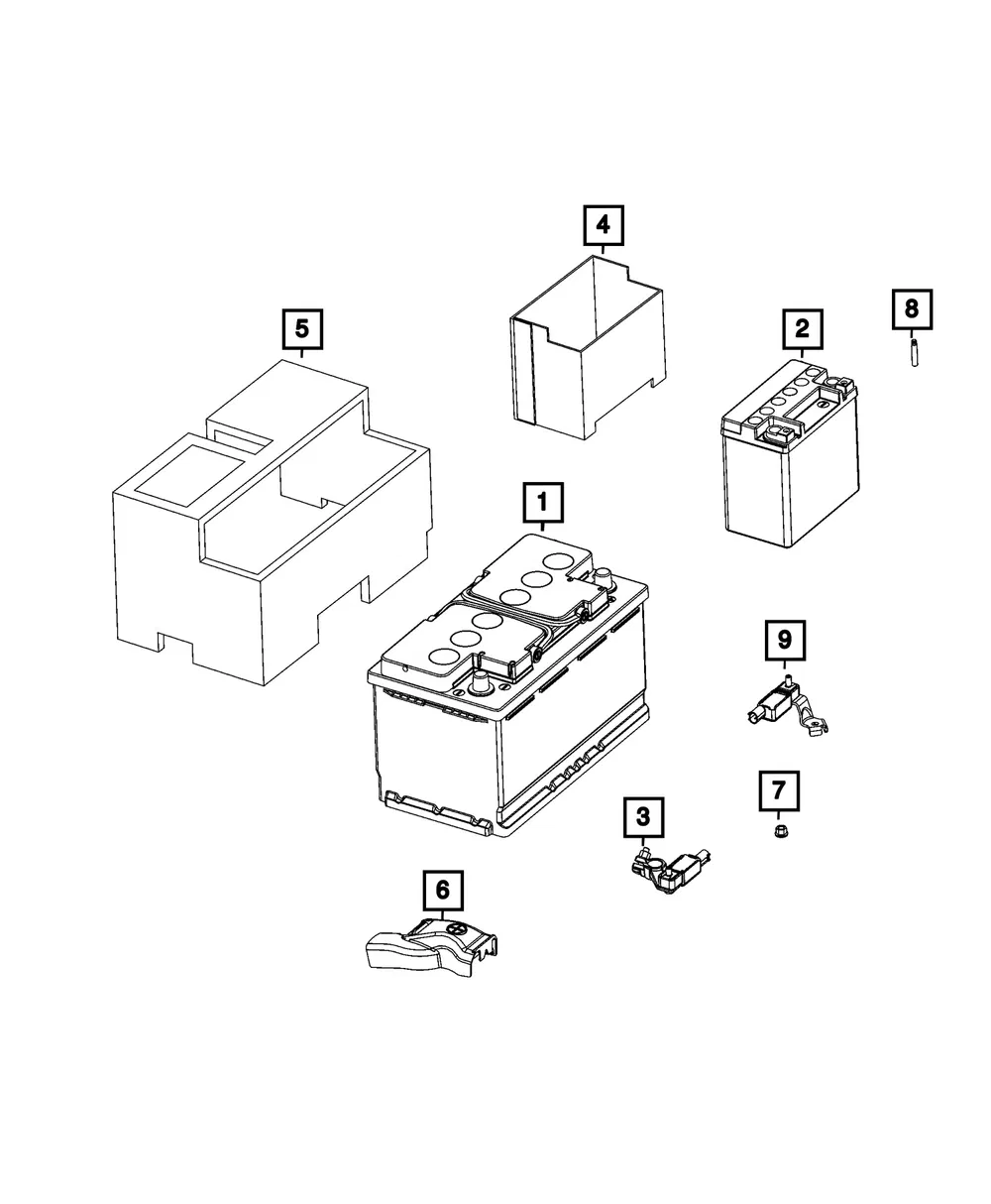 Battery Sensor - Mopar (68675548AA)
