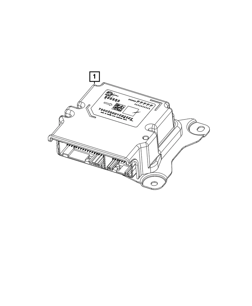 Occupant Restraint Module - Mopar (68675765AA)