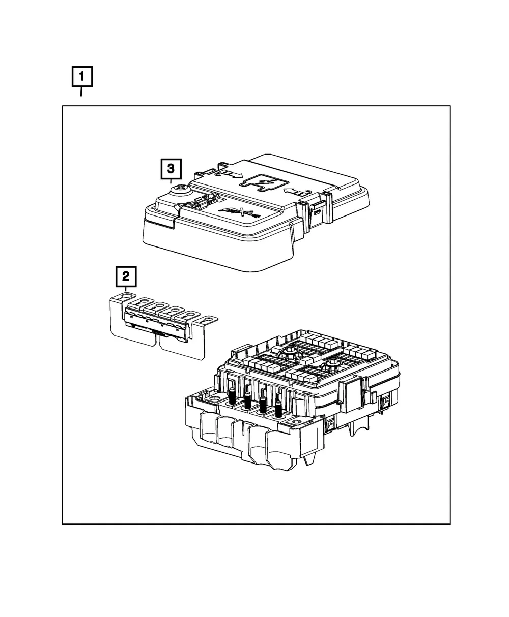 High Current Fuse Array - Mopar (68675889AA)