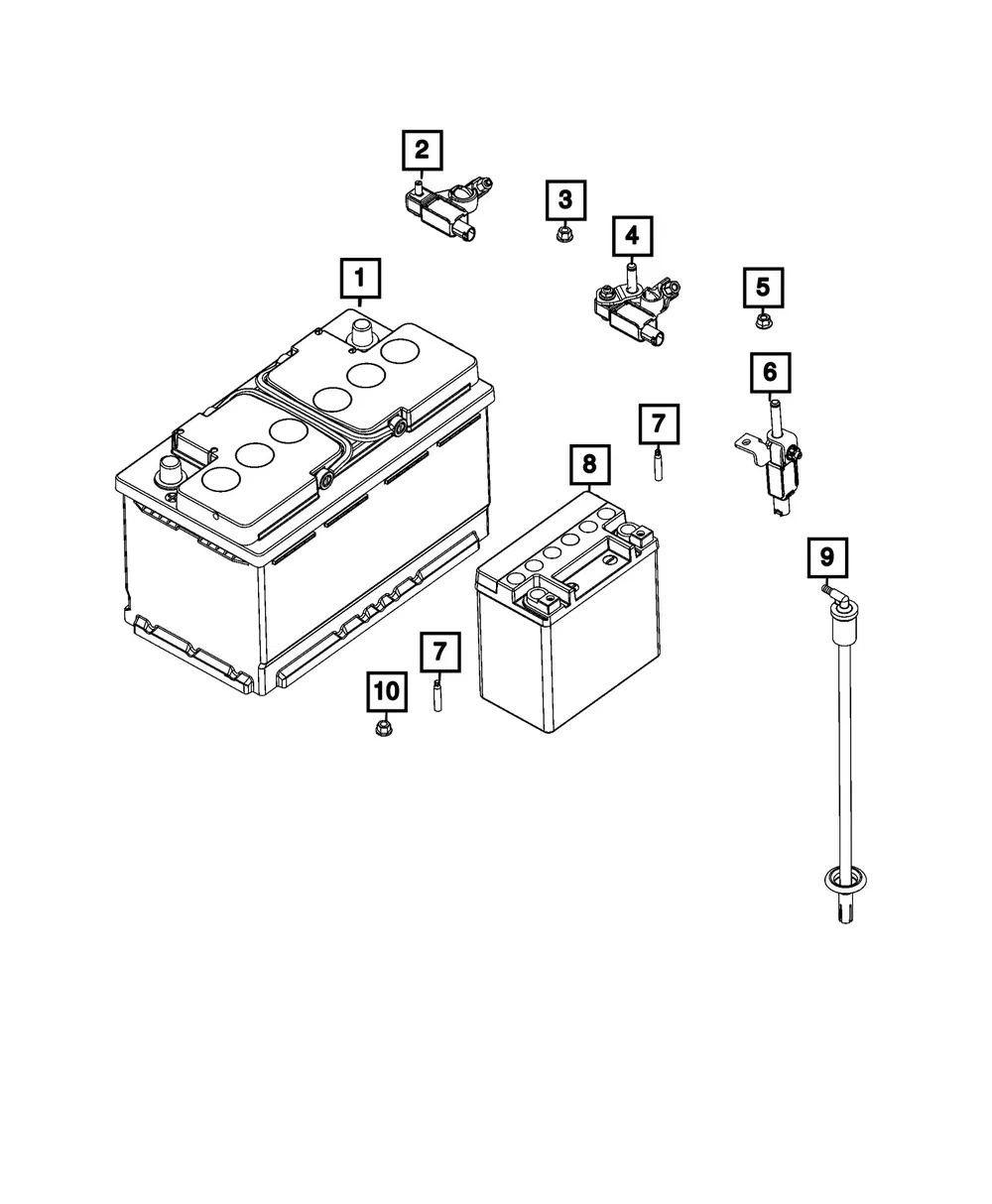 Battery Sensor - Mopar (68677765AA)