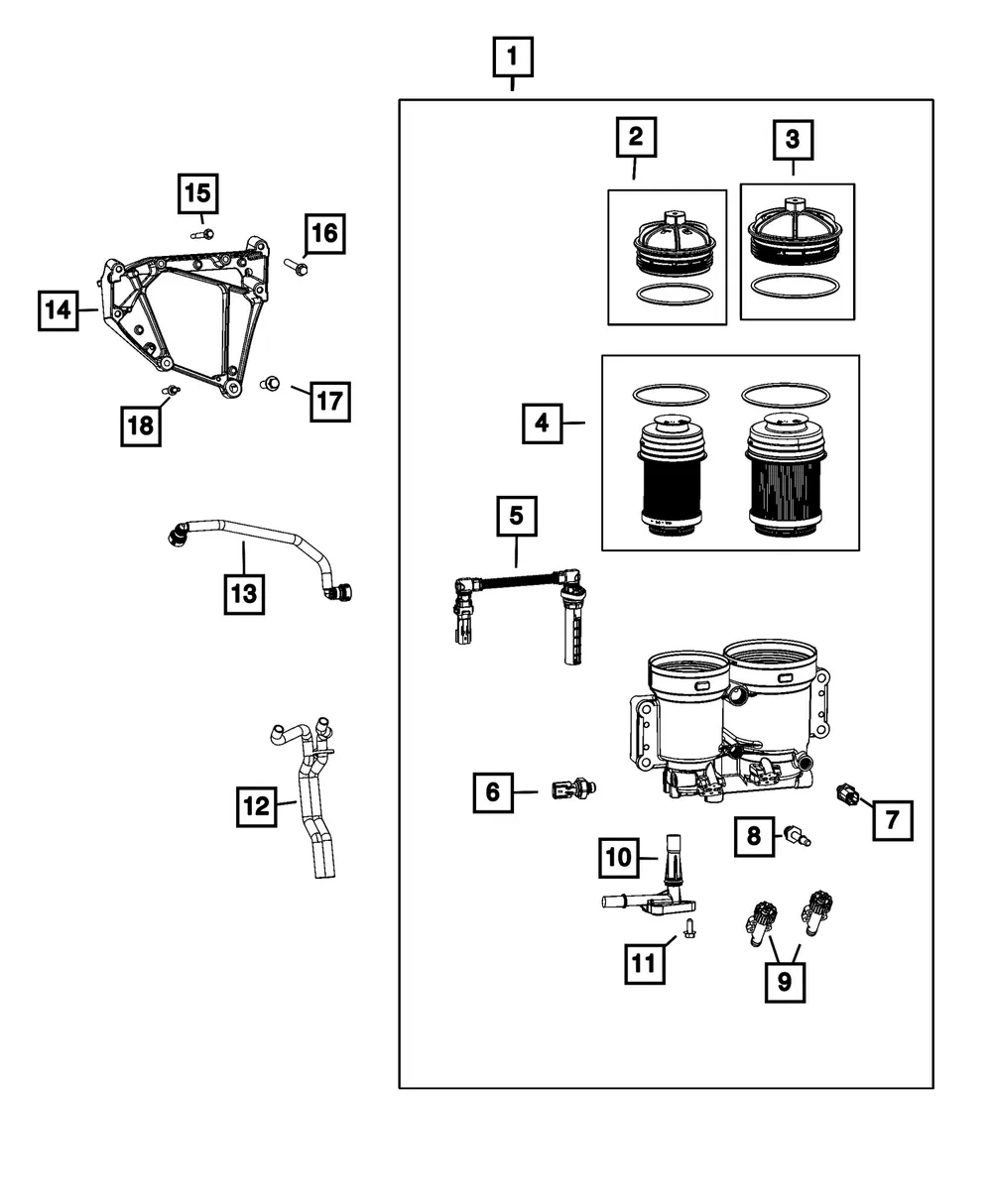 Pressure Sensor - Mopar (68677806AA)