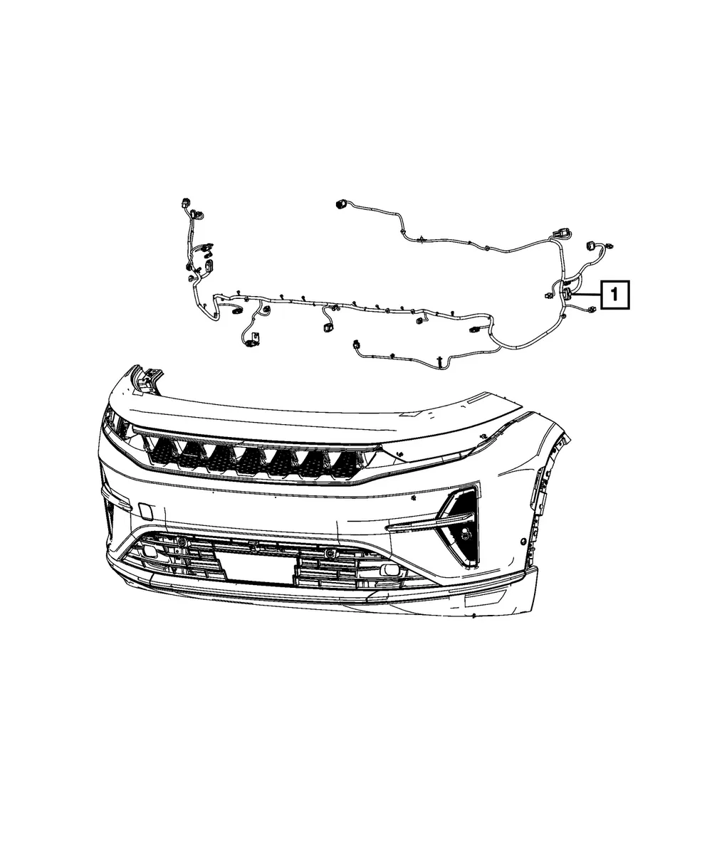 Front Fascia Wiring - Mopar (68677887AB)