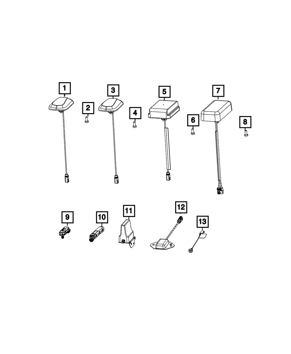 Module Antenna - Mopar (68688994AA)
