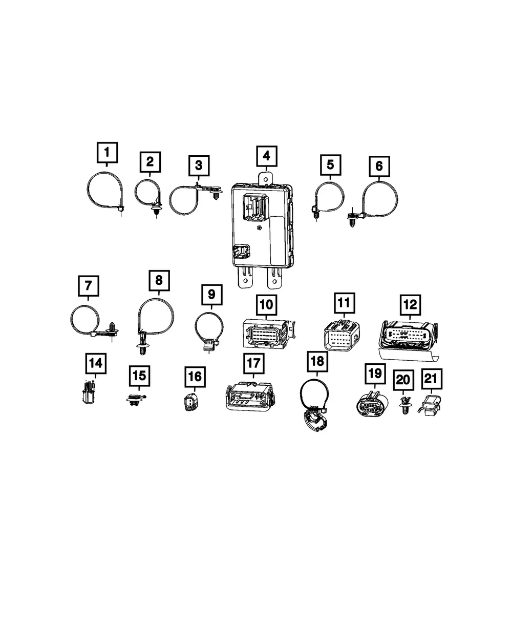 Wiring Connector - Mopar (68711240AA)