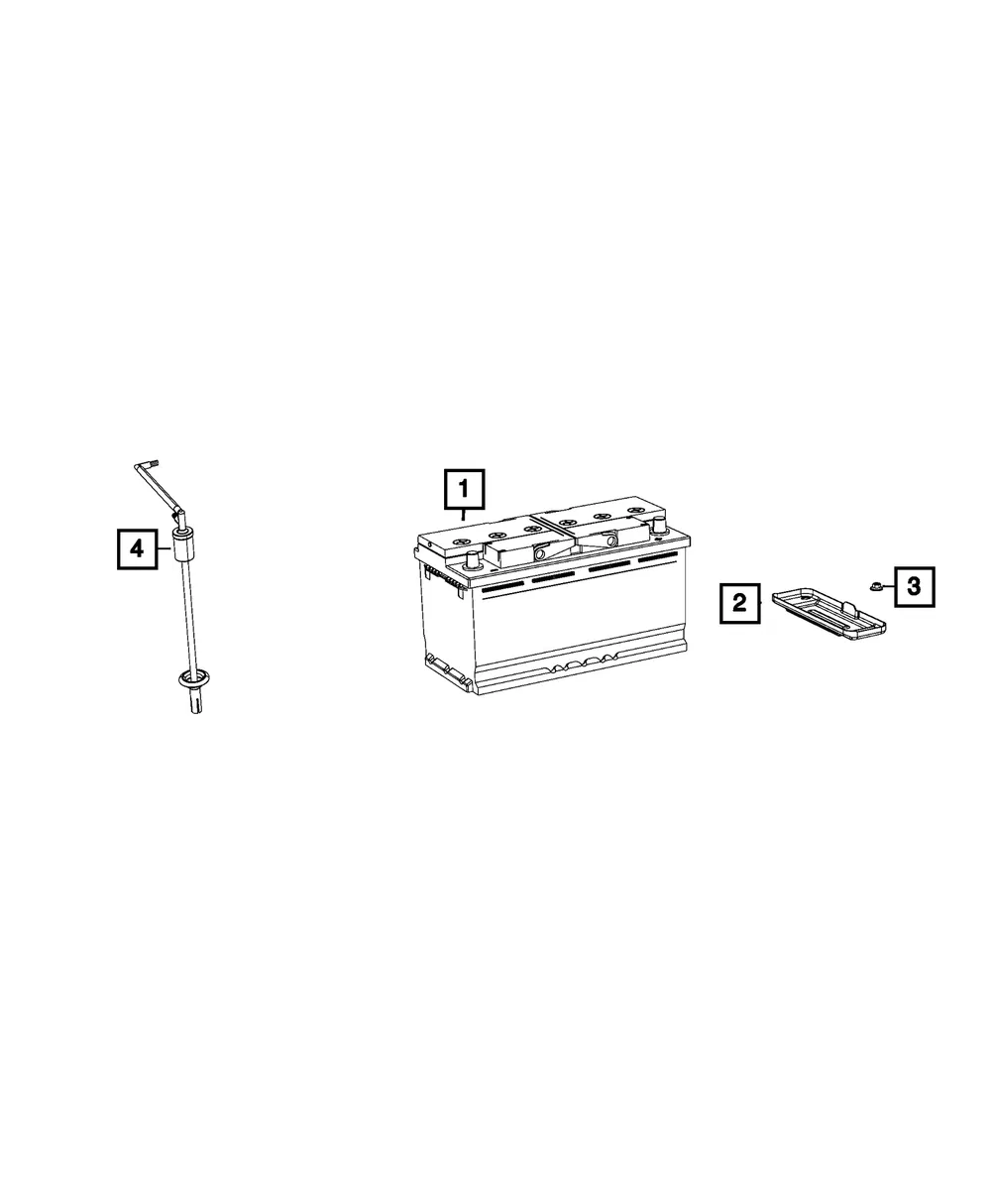 Storage Battery - Mopar (68715228AA)