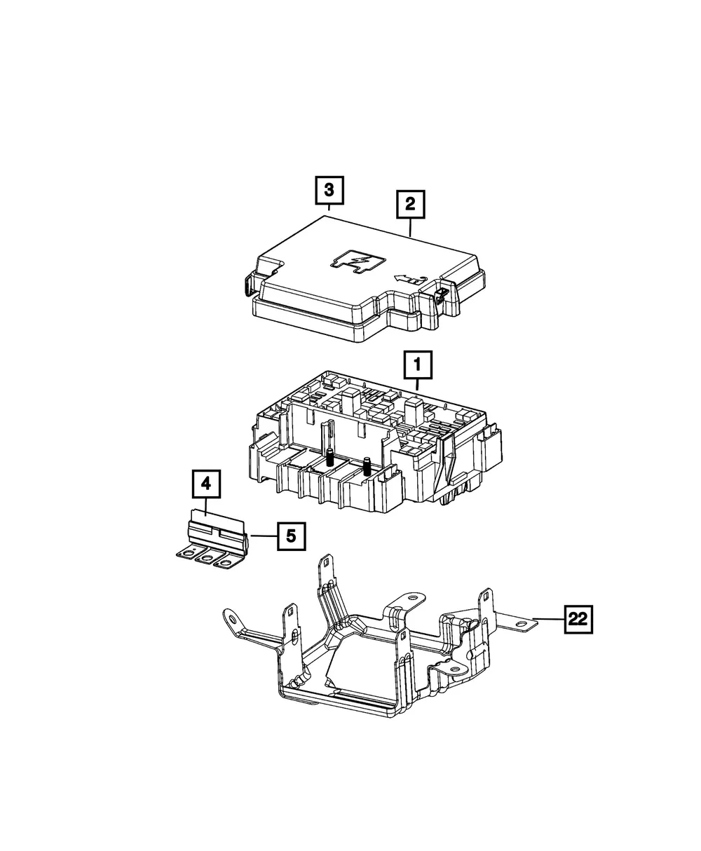 High Current Fuse Array - Mopar (68716422AA)
