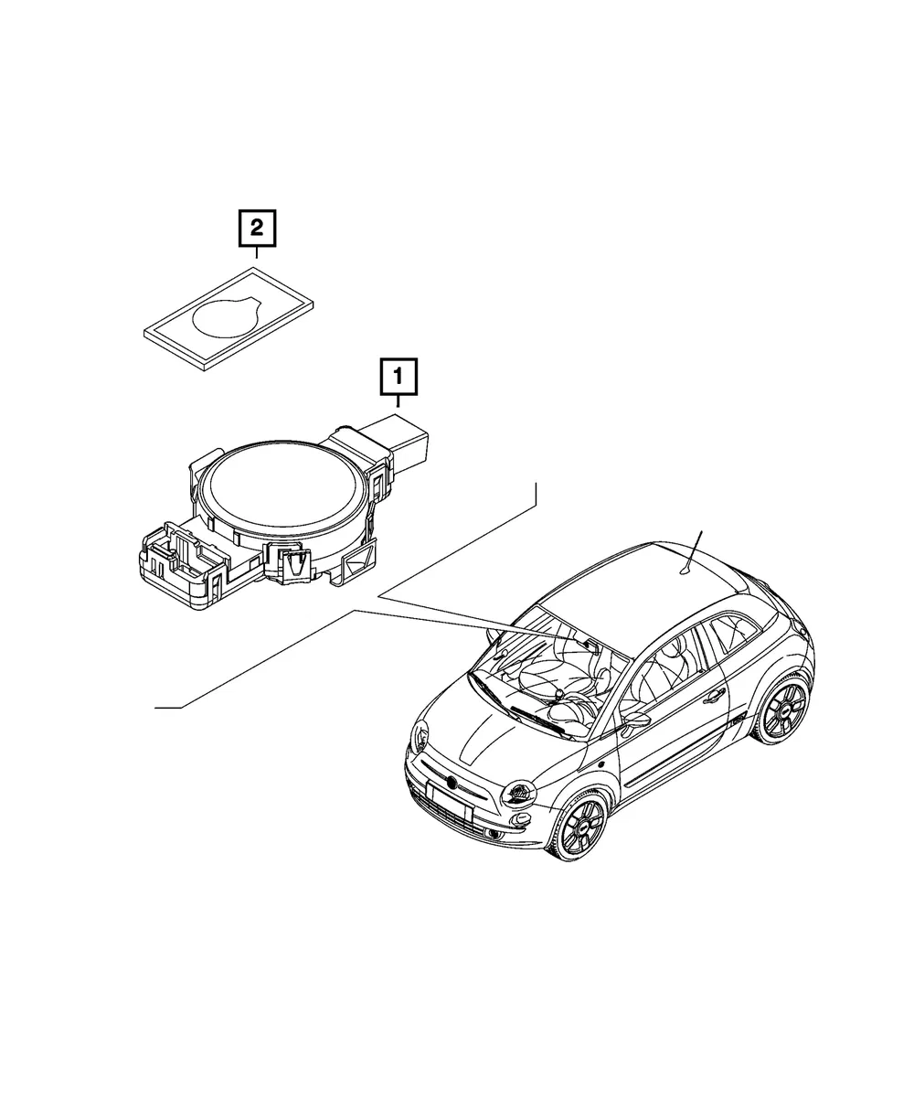 Rain Sensor - Mopar (68720160AA)