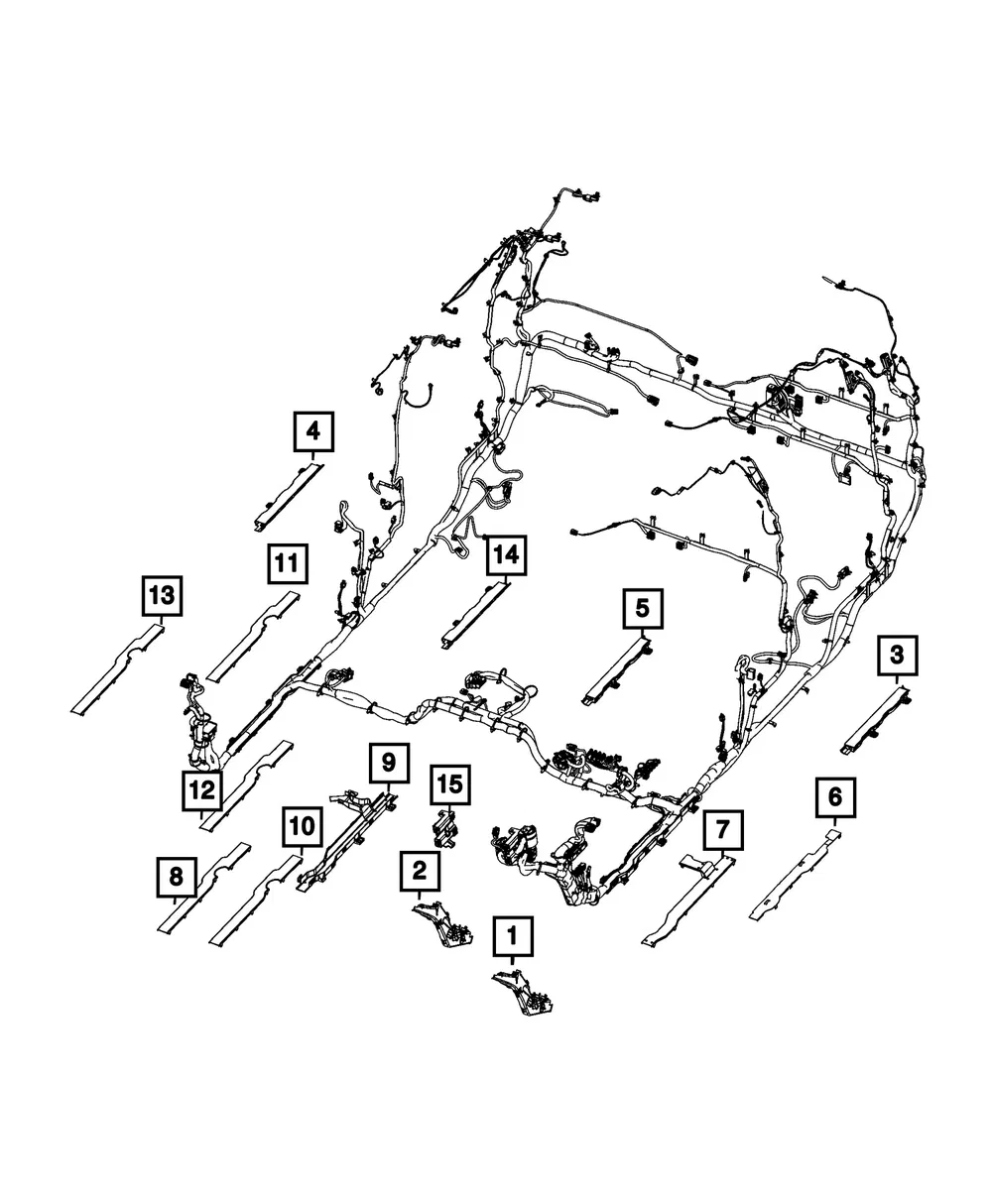 Wiring Trough - Mopar (68721872AA)