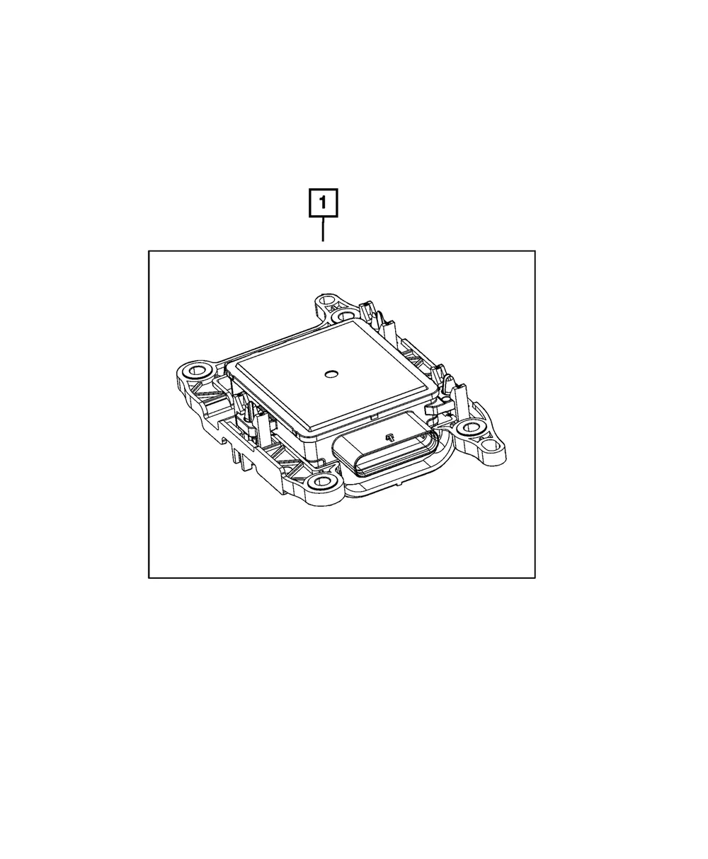 Drive Assist Sensor Module Sensor And Bracket - Mopar (68721896AA)