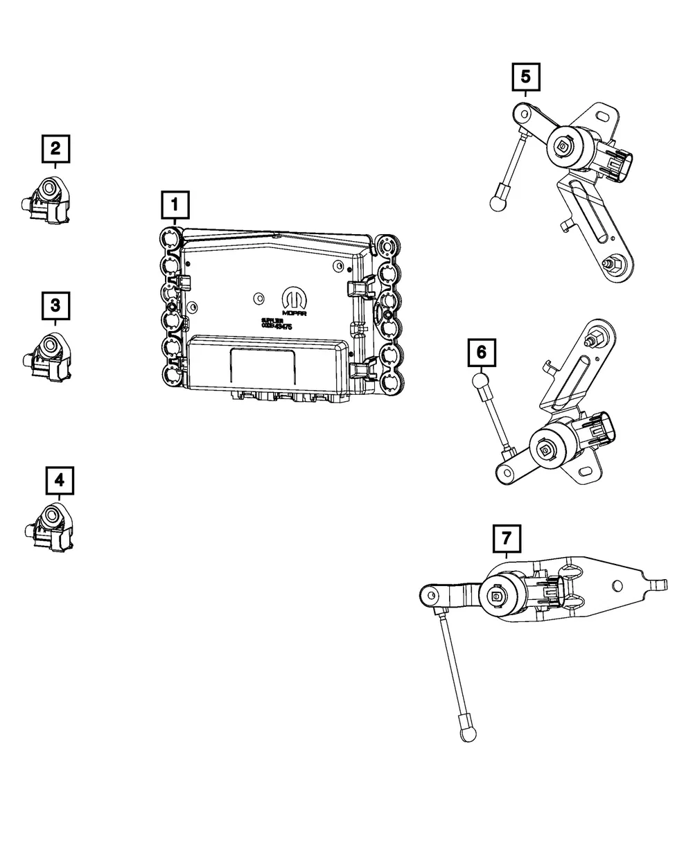 Active Dampening Module - Mopar (68723296AA)