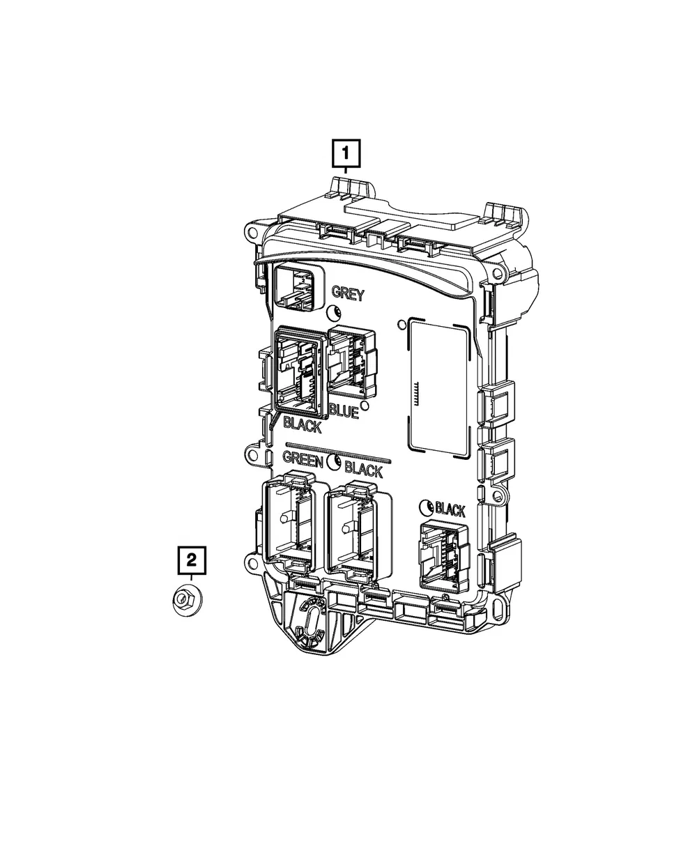 Body Controller Module - Mopar (68728747AB)